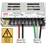 24V/14.6A Power Supply with Power Case