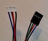 Stepper Motor Cable - 4 Pin - Black Dupont